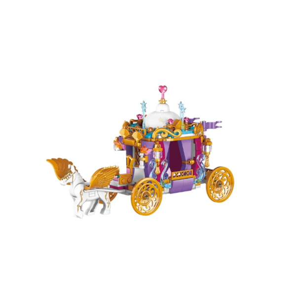 SET ARMABLE , 376 PIEZAS, CARRUAJE PRINCESA, RECOMENDADO PARA MAYORES DE 6 AÑOS. - Imagen 7