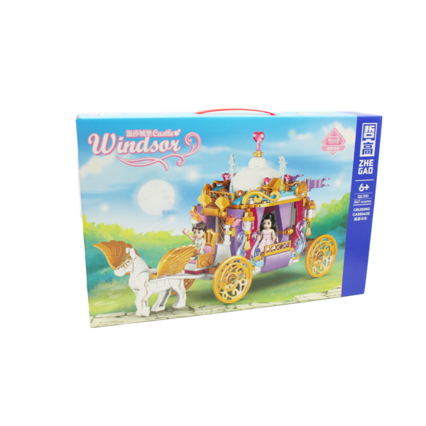 SET ARMABLE , 376 PIEZAS, CARRUAJE PRINCESA, RECOMENDADO PARA MAYORES DE 6 AÑOS. - Imagen 8