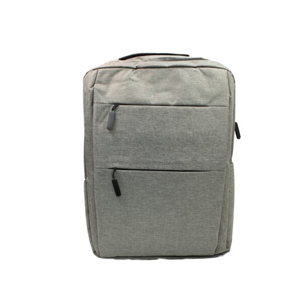 MOCHILA PARA NOTEBOOK CON PUERTO DE CARGA GRIS