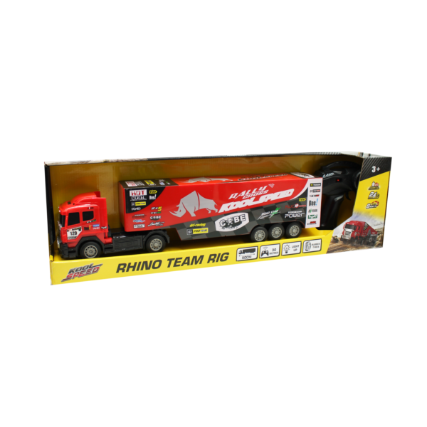 CAMION DE RALLY A CONTROL REMOTO CON LUZ - 50 CM DE LARGO. - Imagen 3