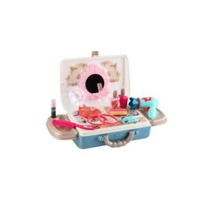 JUEGO DE MAQUILLAJE 2 EN 1, TOCADOR Y CARTERA, JUEGO DE ROLES PARA NIÑOS MAYORES DE 3 AÑOS.