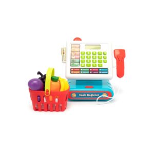 JUEGO DE CAJA REGISTRADORA CON LUZ Y SONIDO - 20 PIEZAS