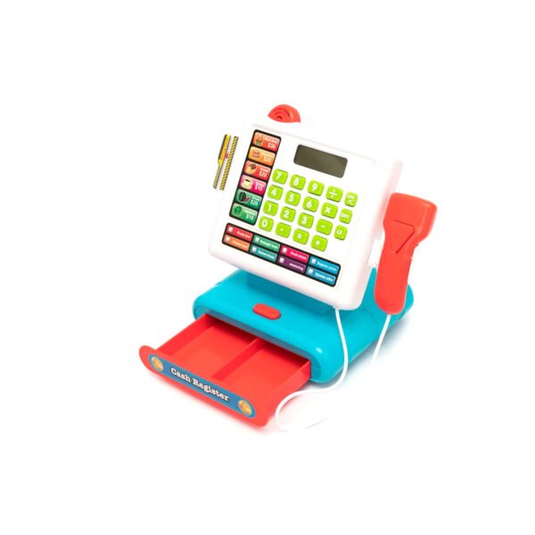 JUEGO DE CAJA REGISTRADORA CON LUZ Y SONIDO - 20 PIEZAS - Imagen 2