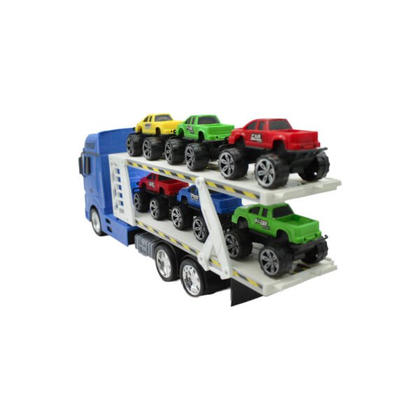 CAMION TRANSPORTADOR DE AUTOS A FRICCION - BLUE - Imagen 6