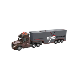 CAMION CON REMOLQUE A CONTROL REMOTO 2.4G CON LUZ Y SONIDO - 60 CM APROX. DE LARGO