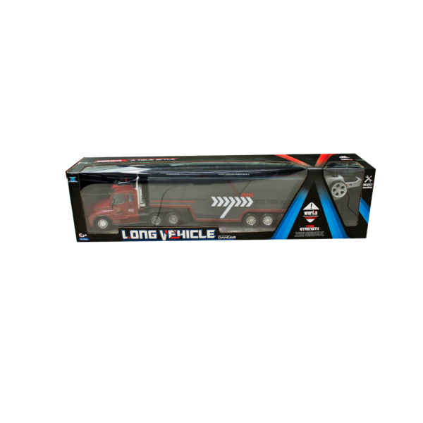 CAMION CON REMOLQUE A CONTROL REMOTO 2.4G CON LUZ Y SONIDO - 60 CM APROX. DE LARGO - Imagen 3