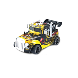 CAMION HORNET CON LUZ SPRAY MULTI COLOR (SIMULACION DE HUMO)  - CONTROL REMOTO 2.4G 4 CANALES - YELLOW