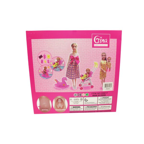 MUÑECA GINA - INCLUYE 2 BEBES Y ACCESORIOS - Imagen 3