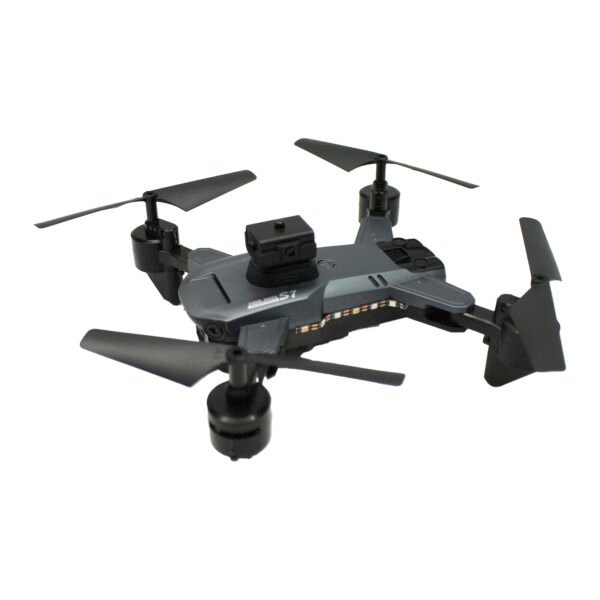 DRONE S7 CON CÁMARA 2K A CONTROL REMOTO 2.4G, 6 AXIS, GIRA DE 360°- DUAL CAMERA - INCLUYE BOLSO PARA PORTARLO