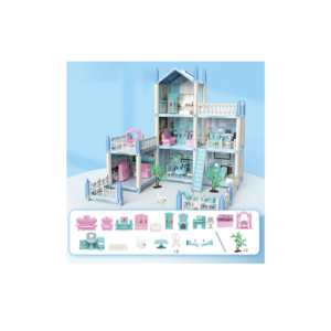 CASA DE MUÑECAS 3 PISOS - 52.1X40.6X47.6CM