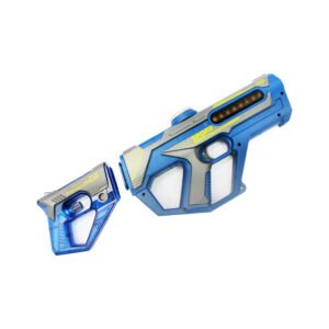 ESCOPETA  PISTOLA 2 EN 1  DE AGUA ELECTRICA RECARGABLE BLUE