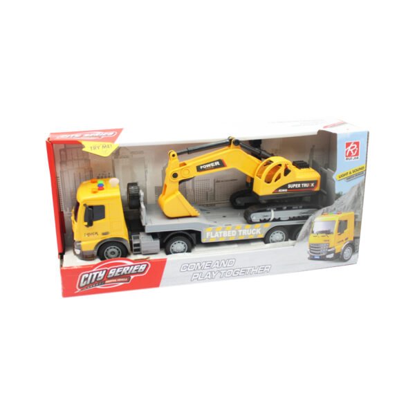 VEHICULO DE CONSTRUCCION A FRICCION CON LUZ Y SONIDO ESCALA 1:18 - Imagen 2