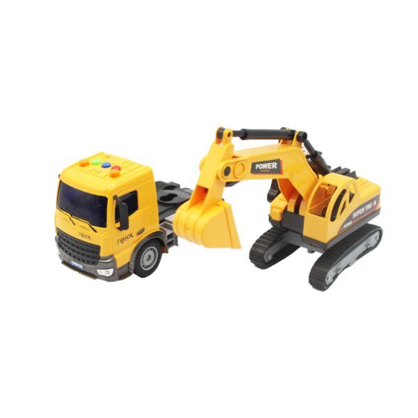 VEHICULO DE CONSTRUCCION A FRICCION CON LUZ Y SONIDO ESCALA 1:18 - Imagen 3