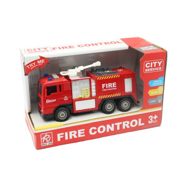 CAMION DE BOMBEROS A FRICCION CON LUZ Y SONIDO ESCALA 1:32 - Imagen 3