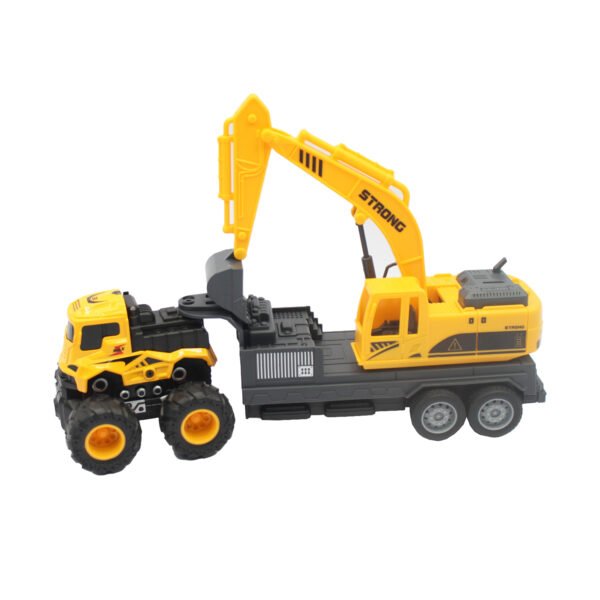 CAMION DE REMOLQUE A FRICCION CON EXCAVADORA - Imagen 3