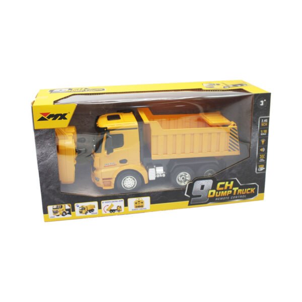 CAMION DE CARGA CON LUZ Y SONIDO CONTROL REMOTO DE 9 CANALES 2.4G ESCALA 1:18 - Imagen 3
