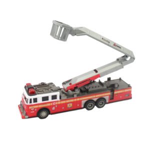 CAMION DE BOMBEROS CONTROL REMOTO DE 4 CANALES 2.4G CON LUZ Y SONIDO