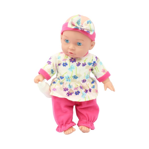 MUÑECA DE TRAPO DE 14" CON IC Y 6PCS (ACCESORIOS)
