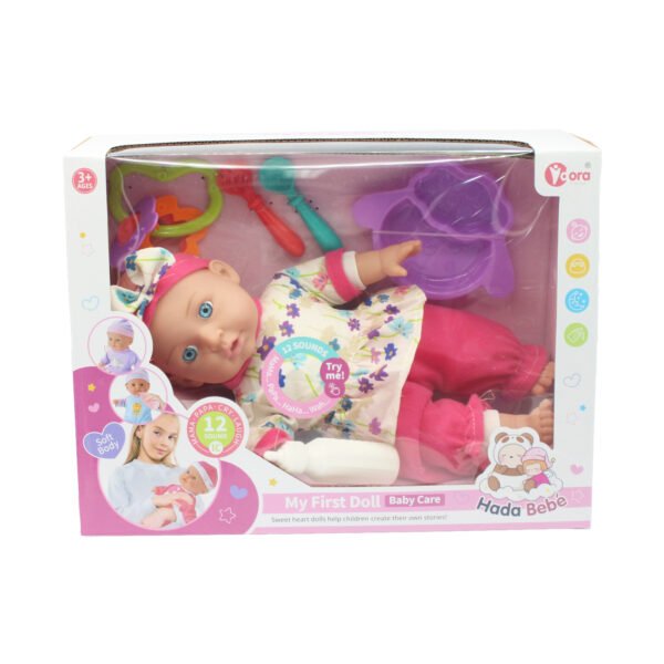 MUÑECA DE TRAPO DE 14" CON IC Y 6PCS (ACCESORIOS) - Imagen 2