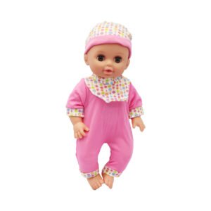 JUEGO DE MUÑECAS BEBE DE 14 "CON IC 11PCS (ACCESORIOS)