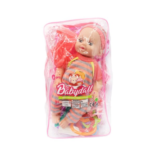 JUEGO DE MUÑECAS BEBÉ DE 14 ""CON IC 12PCS(ACCESORIOS) - Imagen 3
