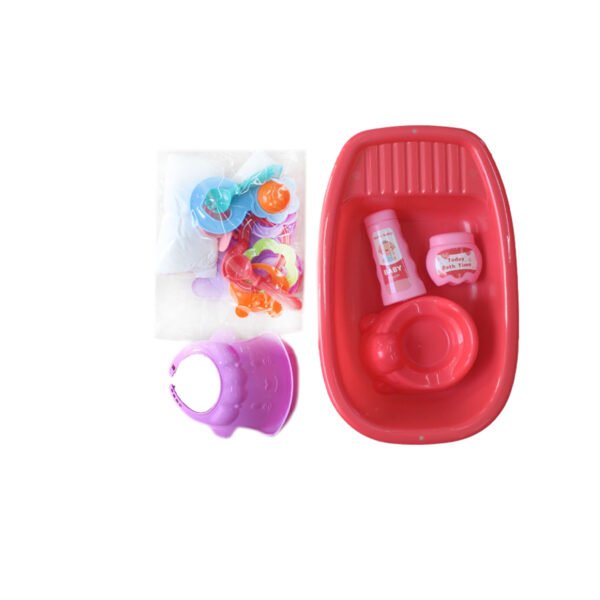 JUEGO DE MUÑECAS BEBE DE 14 "CON IC 15PCS (ACCESORIOS) - Imagen 2