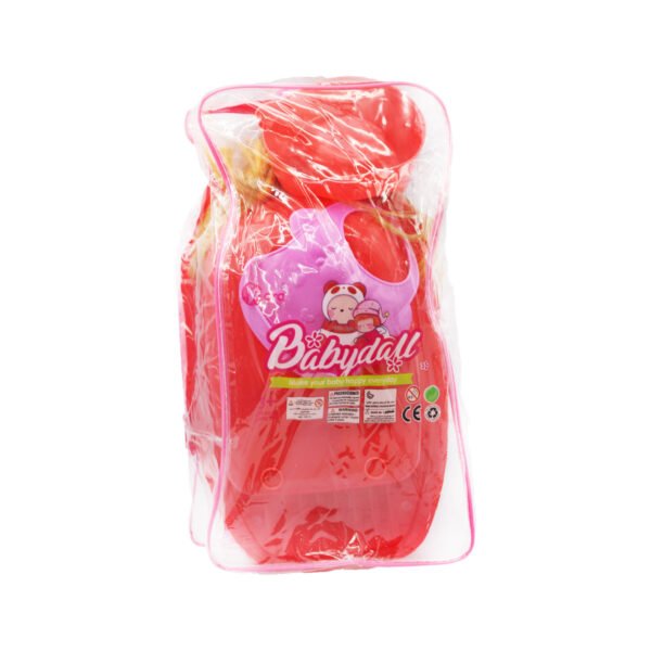 JUEGO DE MUÑECAS BEBE DE 14 "CON IC 15PCS (ACCESORIOS) - Imagen 3