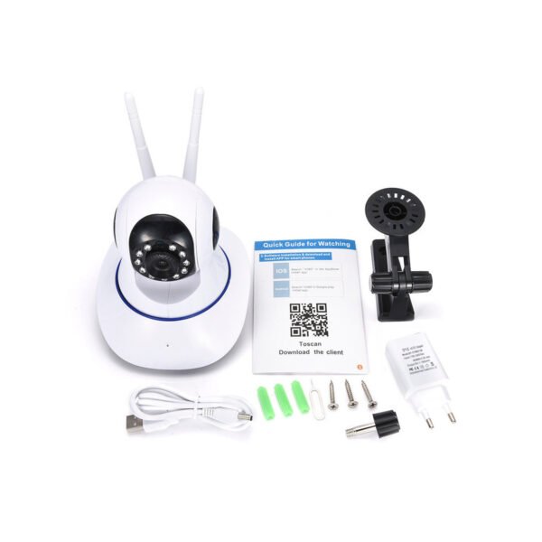 CAMARA IP DE SEGURIDAD WIFI 1280X720 WHITE - Imagen 5