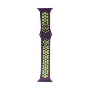 CORREA SILICONA APPLE WATCH PURPLE/GREEN