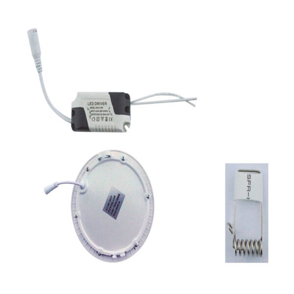 Foco Panel - Plafon Led Embutido Redondo 12w Luz fria - Imagen 2