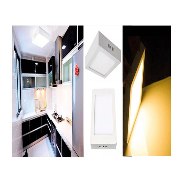 PLAFON LED CUADRADO 18W LUZ CALIDA - Imagen 2
