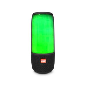 PARLANTE  BLUETOOTH PORTATIL CON LUCES  MULTICOLOR CON  ENTRADA SD/ RADIO FM. BLACK