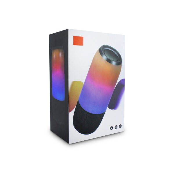PARLANTE  BLUETOOTH PORTATIL CON LUCES  MULTICOLOR CON  ENTRADA SD/ RADIO FM. BLACK - Imagen 3
