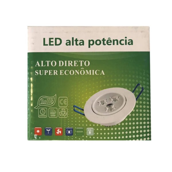 FOCO LED EMBUTIDO 5W(LUZ BLANCA) - Imagen 2
