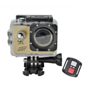 CAMARA DEPORTIVA WI-FI Y CONTROL REMOTO, ULTRA HD 1080P. FOTOS 12MP. TIPO GOPRO.GOLD