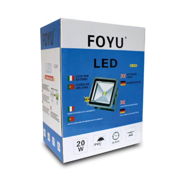 REFLECTOR LED LUZ BLANCA  DE 20 WATTS - Imagen 3