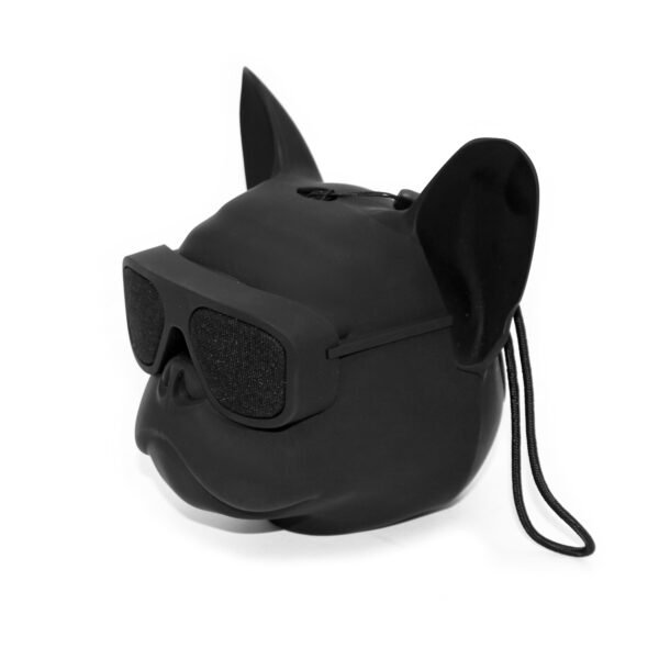 PARLANTE BLUETOOTH CABEZA BULLDOG FRANCES. BLACK - Imagen 2