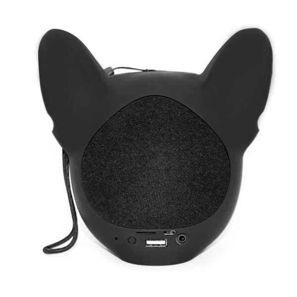 PARLANTE BLUETOOTH CABEZA BULLDOG FRANCES. BLACK - Imagen 3