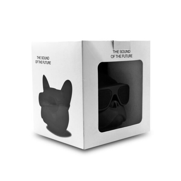 PARLANTE BLUETOOTH CABEZA BULLDOG FRANCÉS. BLACK - Imagen 4