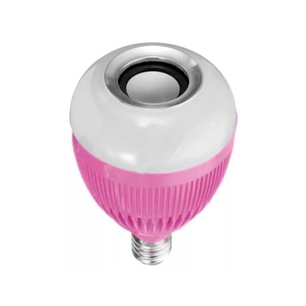 AMPOLLETA PARLANTE CON CONTROL REMOTO  E27. PINK