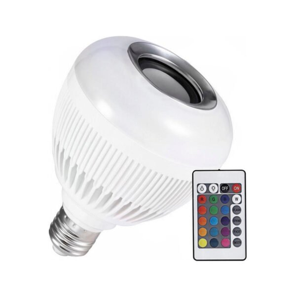 AMPOLLETA PARLANTE CON CONTROL REMOTO  E27. PINK - Imagen 2