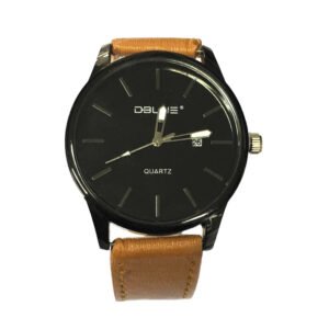 RELOJ CUARZO ANALOGO. BROWN/BLACK