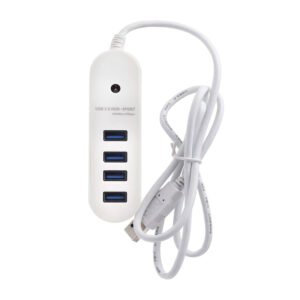 MINI HUB USB 3.0/ 4 PUERTOS. TRANSFERENCIA 5GBPS.