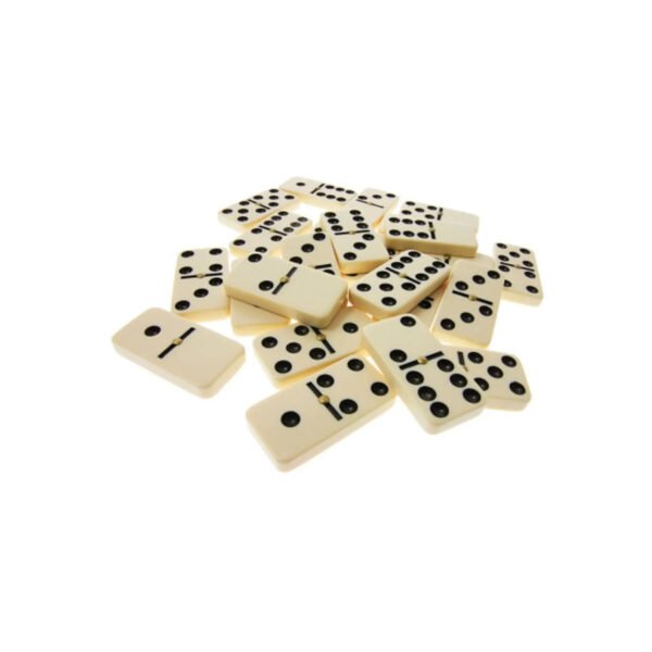 JUEGO DOMINO EN CAJA PLASTICA, 28 PIEZAS, DIMENSIONES 2.5X4 CM, CAJA 9X15 CM. - Imagen 2
