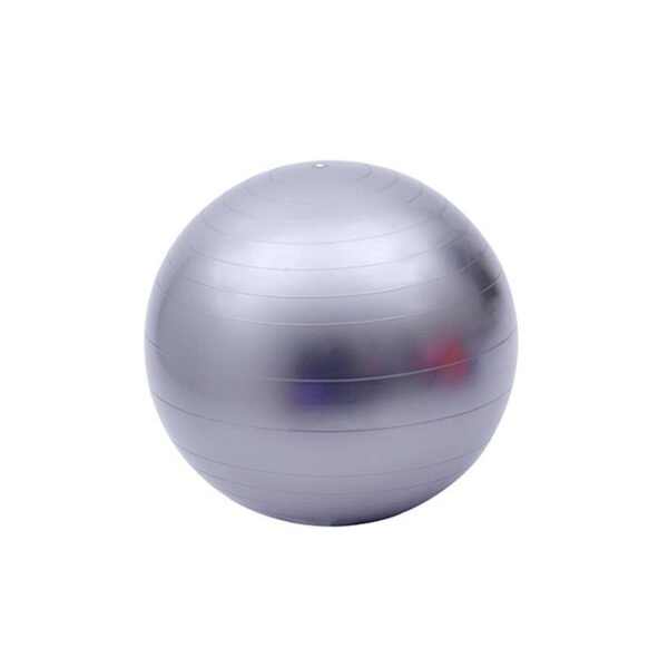PELOTA BALÓN 75 CM PILATES YOGA + INFLADOR PELOTAS - SILVER