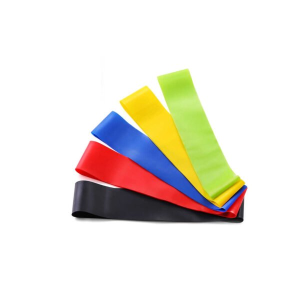 PACK 5 BANDAS ELÁSTICAS LOOP CIRCULARES PILATES AERÓBICO - Imagen 2