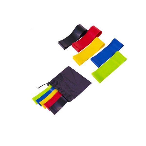 PACK 5 BANDAS ELÁSTICAS LOOP CIRCULARES PILATES AERÓBICO - Imagen 4