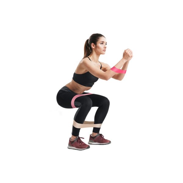 PACK 5 BANDAS ELÁSTICAS LOOP CIRCULARES PILATES AERÓBICO - Imagen 5