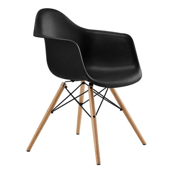 SILLA BUTACA ESTILO EAMES BLACK - Imagen 3