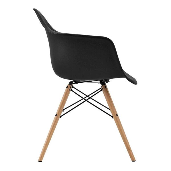 SILLA BUTACA ESTILO EAMES BLACK - Imagen 4